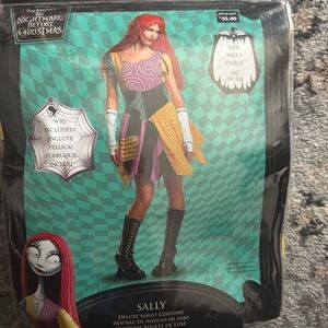 Deluxe womens Sally costume from The Nightmare Before Christmas size large 12/14